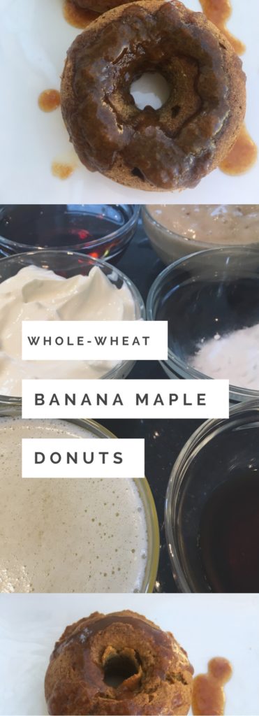 Healthy Banana Whole Wheat Baked Donuts | www.ketchupwithlucas.com