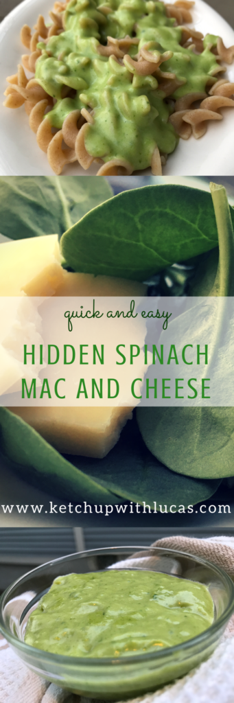 Healthy Spinach Mac 'n Cheese | www.ketchupwithlucas.com